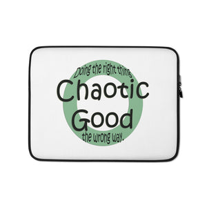 Chaotic Good Laptop Sleeve for Tabletop Gamers